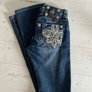 Miss Me Jean Boot Cut Size 24 Inseam 34